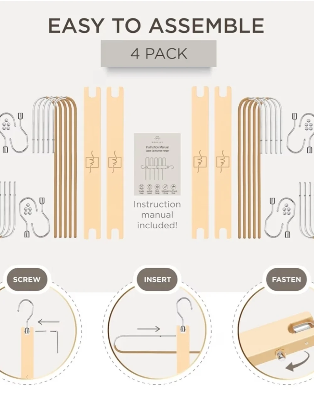 moralve pants hangers